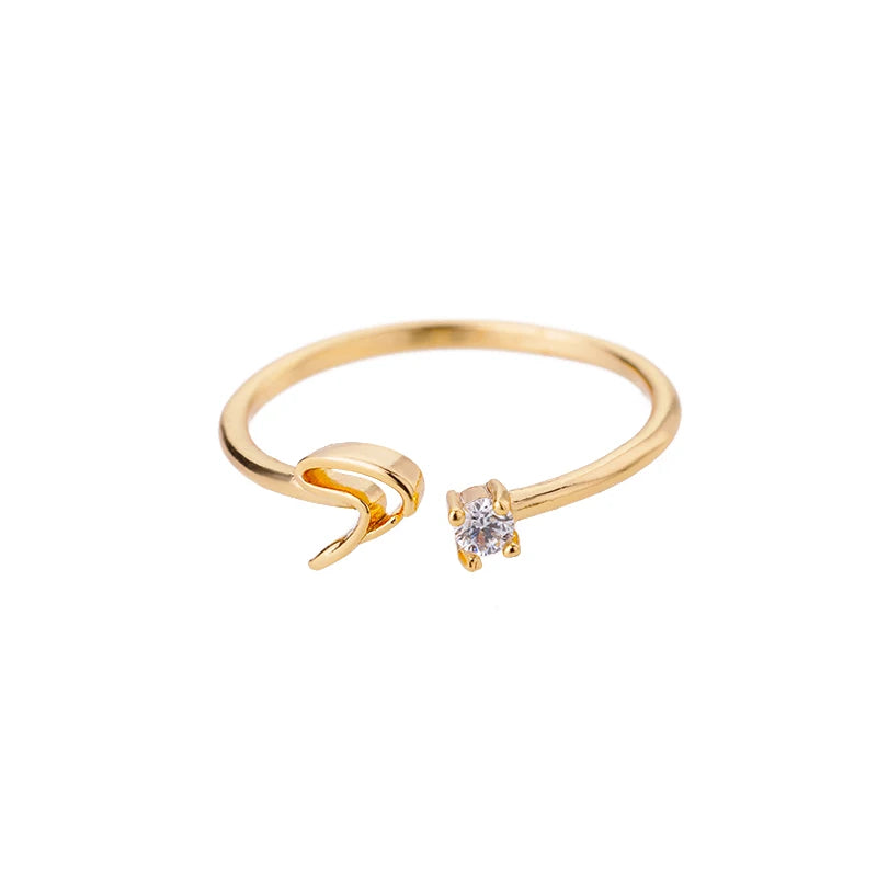 Bague personnalisable - Modèle "Initiale"