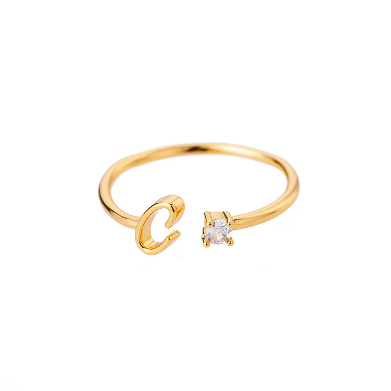 Bague personnalisable - Modèle "Initiale"