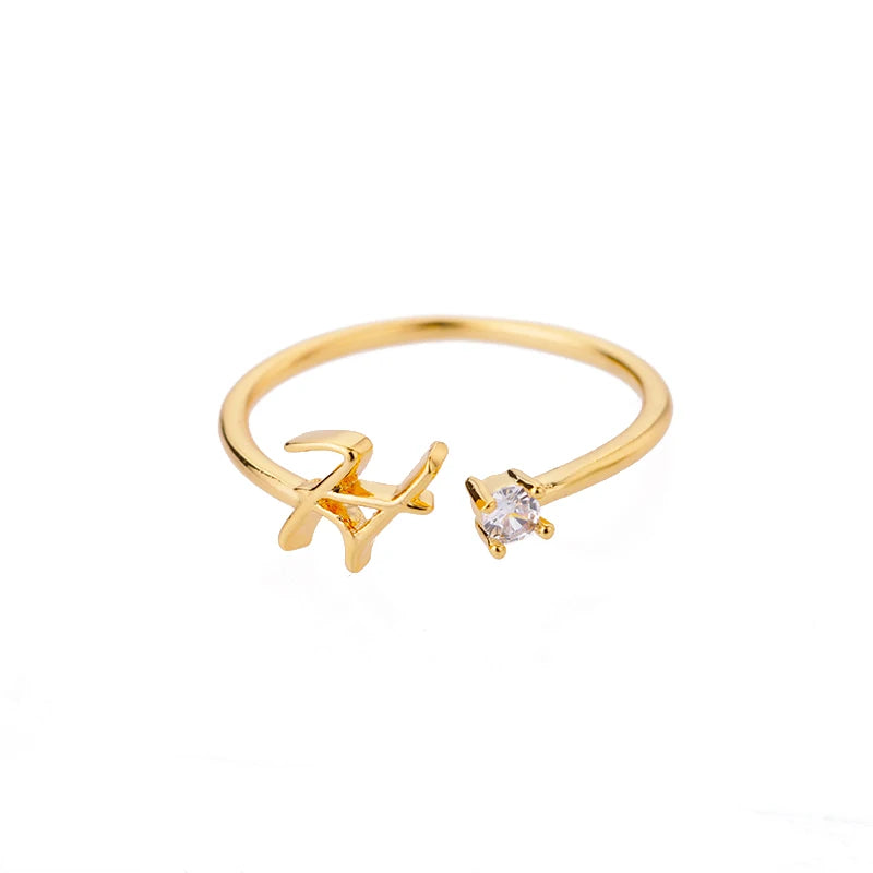 Bague personnalisable - Modèle "Initiale"
