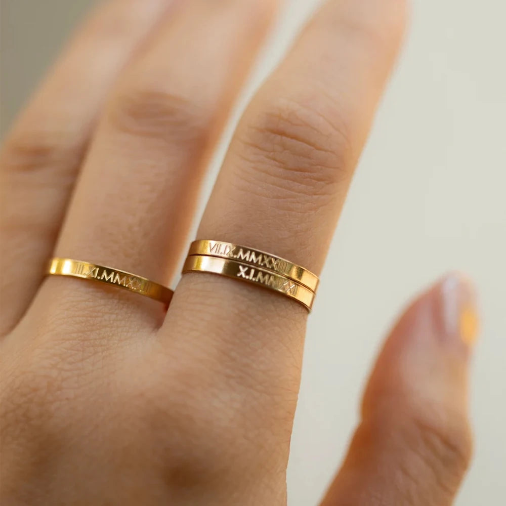 Bague Gravée – Modèle “Élégance”