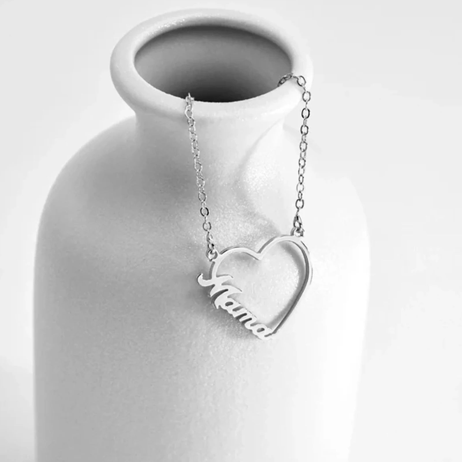Collier Personnalisable - Modèle "Cœurs Entrelacés"