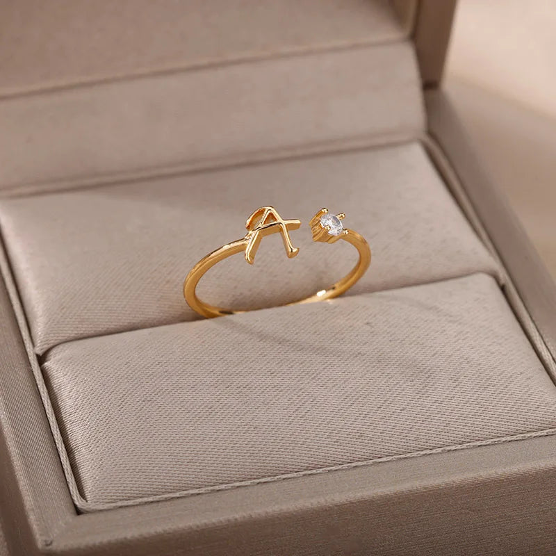 Bague personnalisable - Modèle "Initiale"