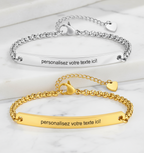 Bracelet Personnalisable – Modèle "Royale"