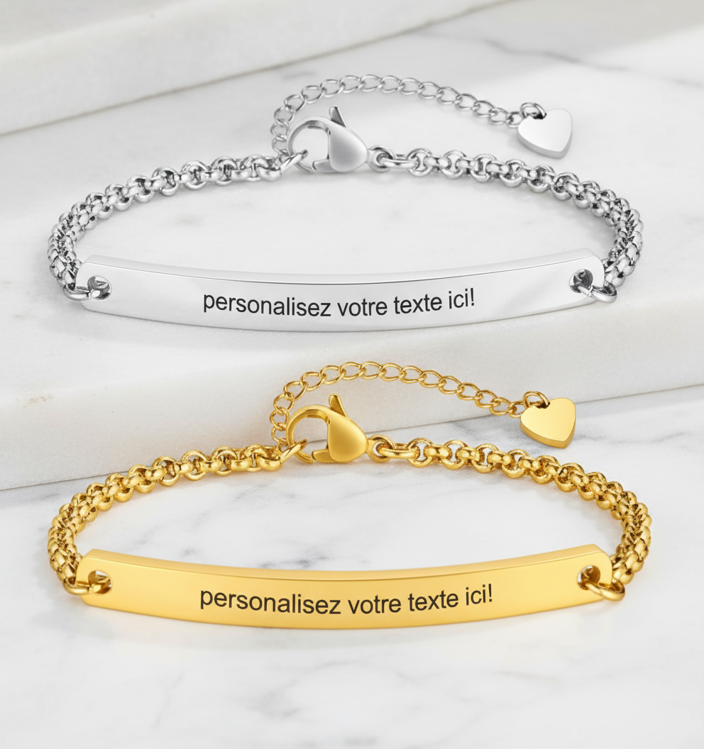 Bracelet Personnalisable – Modèle "Royale"