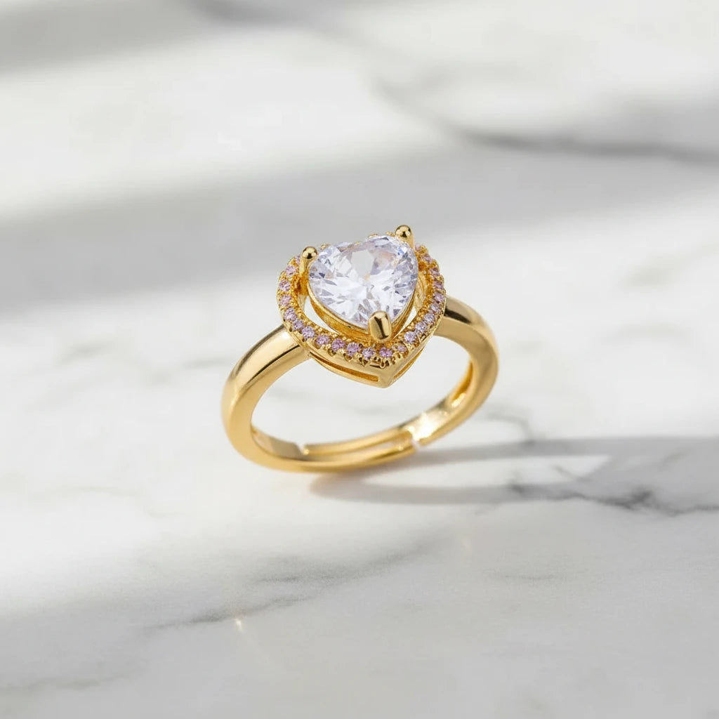 Bague - Modèle « Cœur de pierre »