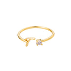 Bague personnalisable - Modèle "Initiale"