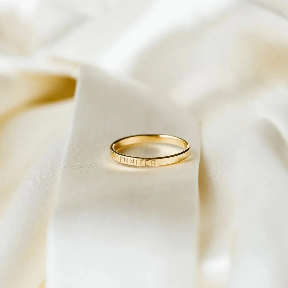 Bague Gravée – Modèle “Élégance”
