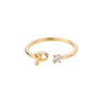 Bague personnalisable - Modèle "Initiale"