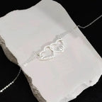 Collier Personnalisable - Modèle "Cœurs Entrelacés"