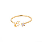 Bague personnalisable - Modèle "Initiale"