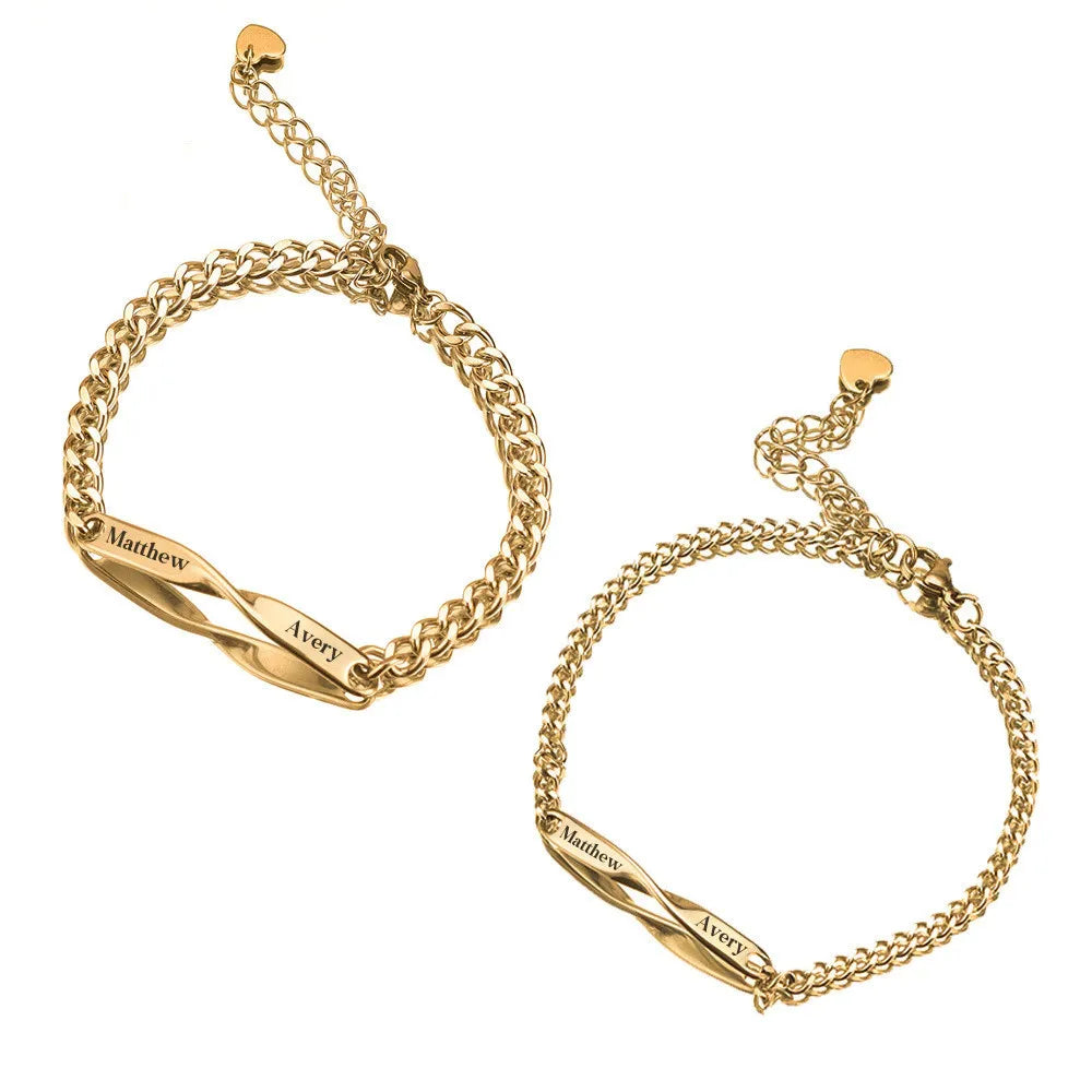 Bracelet Personnalisé – Modèle "Royale"