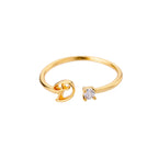 Bague personnalisable - Modèle "Initiale"